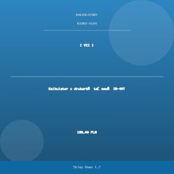 Calculator with tape...