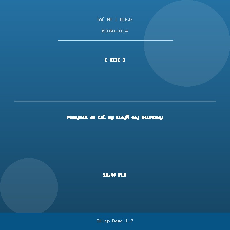 Podajnik do taśmy klejącej biurkowy