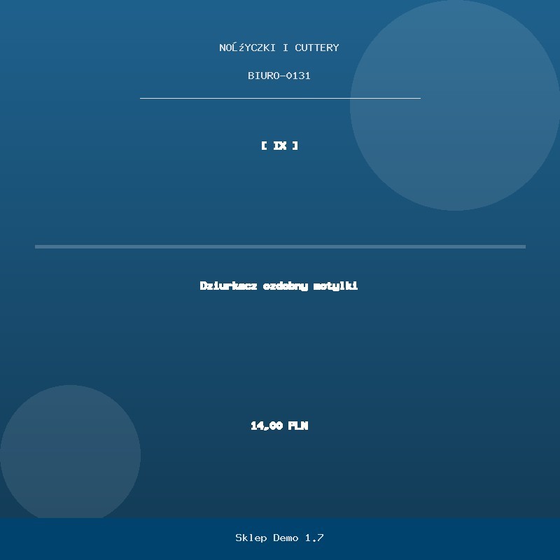 Decorative hole punch butterflies