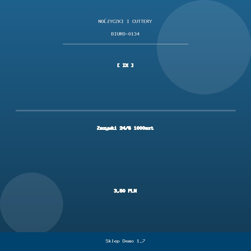 Zszywki 24/6 1000szt