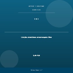 Plastic ruler transparent 30cm