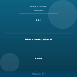 Szablon z literami i...