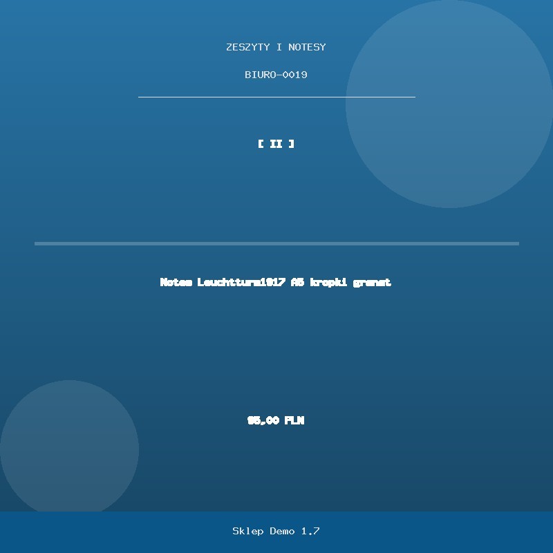 Notes Leuchtturm1917 A5 kropki granat