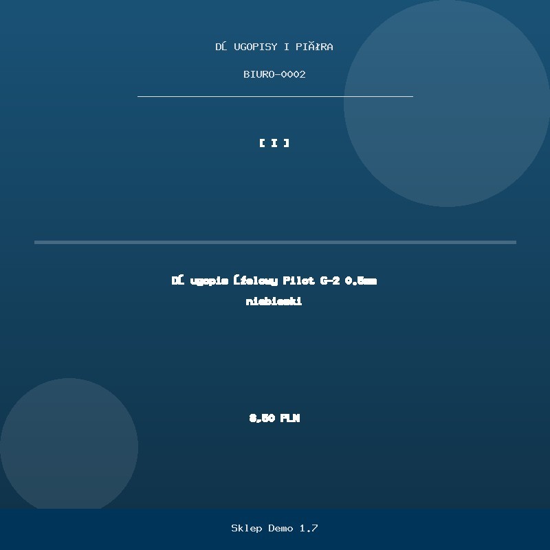 Długopis żelowy Pilot G-2 0.5mm niebieski