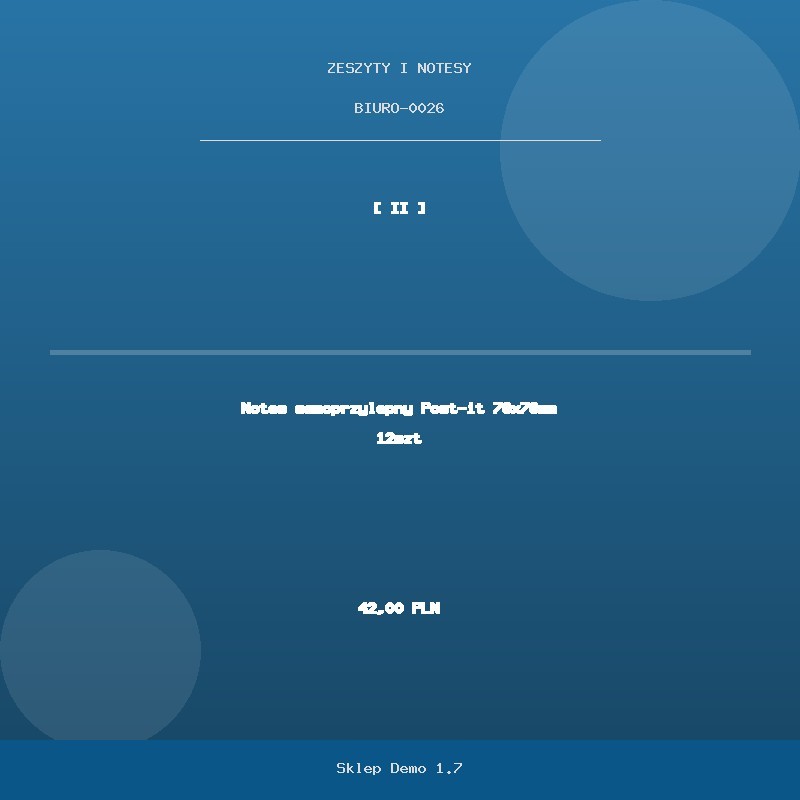 Post-it sticky notes 76x76mm 12pcs