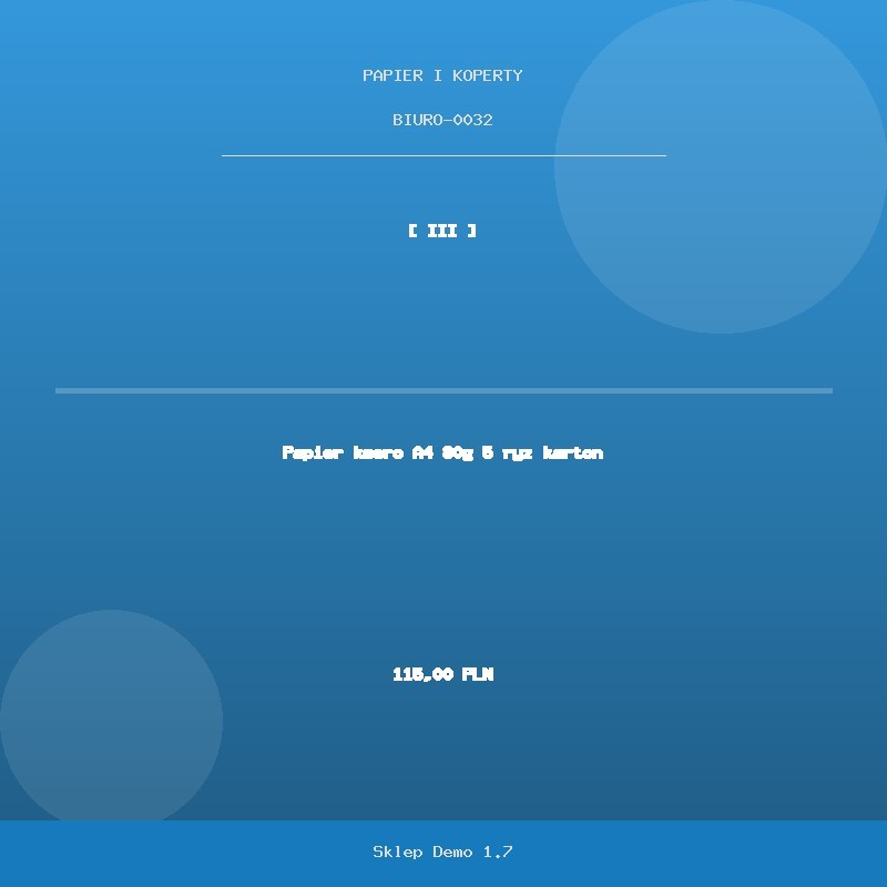 Copy paper A4 80g 5 reams box