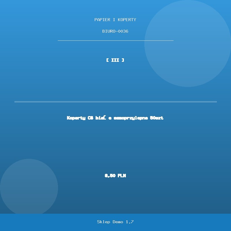 Envelopes C6 white self-adhesive 50pcs