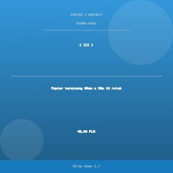 Papier termiczny 80mm x 30m...