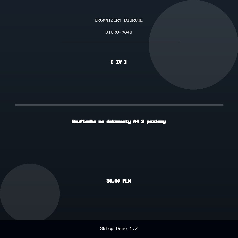 Document tray A4 3 tiers