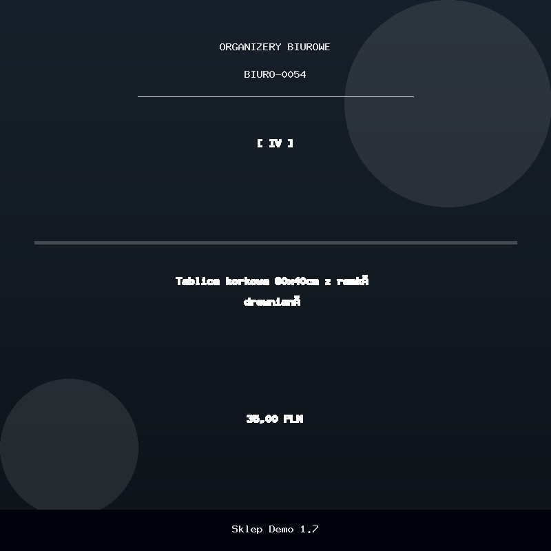 Cork board 60x40cm wooden frame