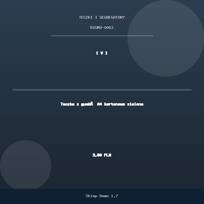 Elastic folder A4 cardboard green