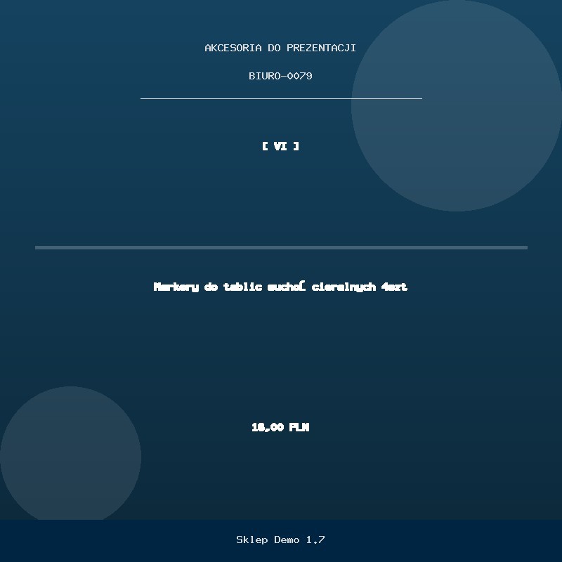 Markery do tablic suchościeralnych 4szt