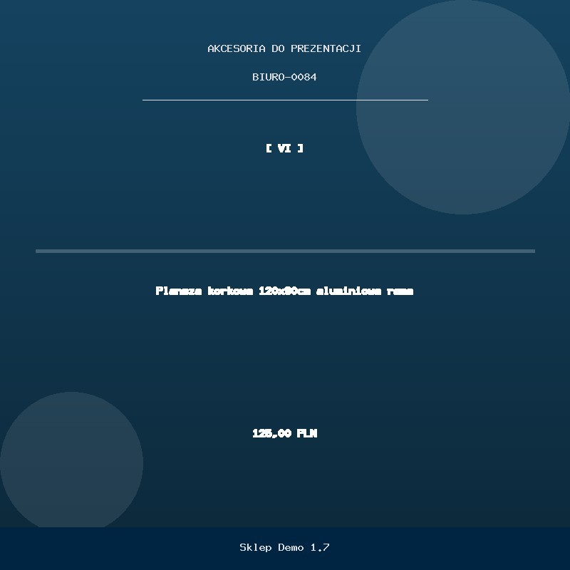 Plansza korkowa 120x90cm aluminiowa rama