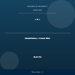 Identyfikatory z klipsem 50szt