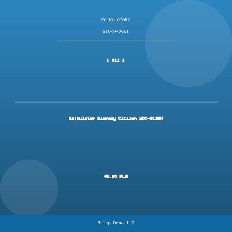 Kalkulator biurowy Citizen SDC-812NR