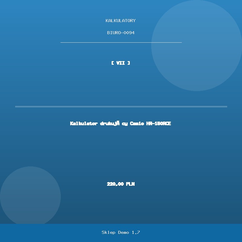 Kalkulator drukujący Casio HR-150RCE