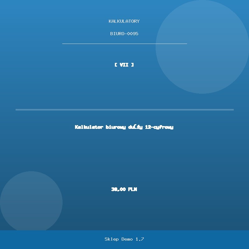 Kalkulator biurowy duży 12-cyfrowy