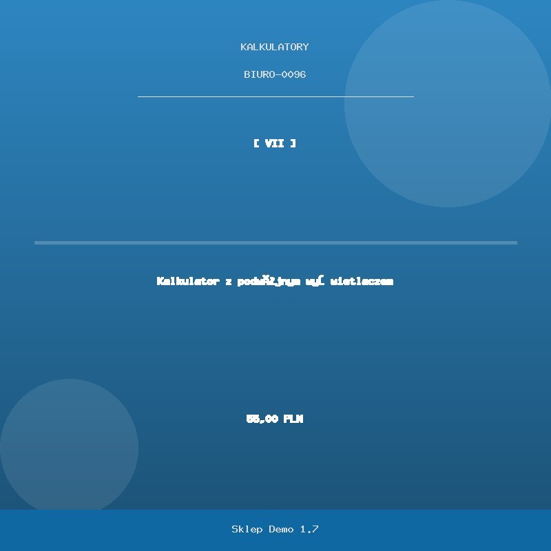 Kalkulator z podwójnym wyświetlaczem