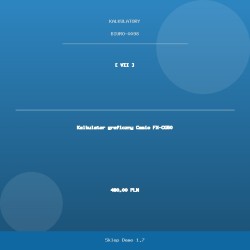 Kalkulator graficzny Casio...