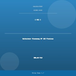 Kalkulator finansowy HP 12C...