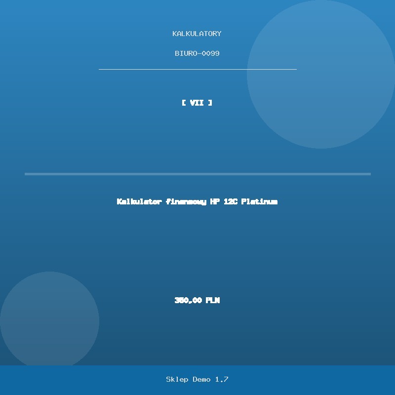HP 12C Platinum financial calculator